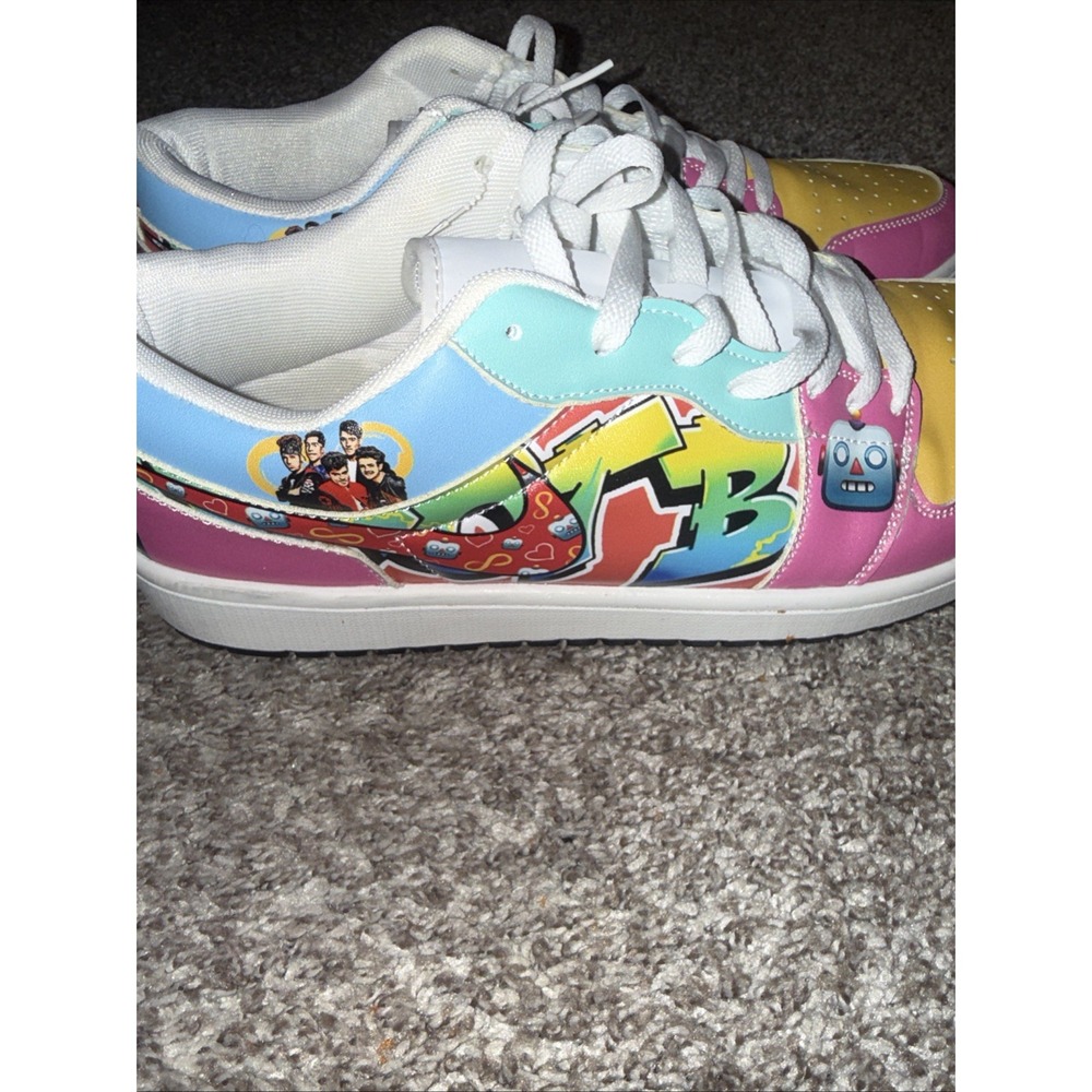 New‎ Kids On The Block Men's Custom Shoes Size M14